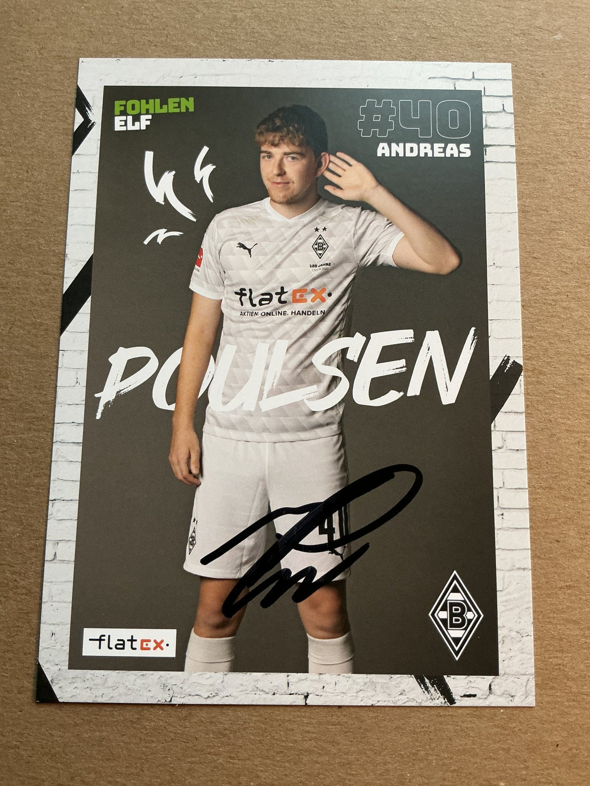 Andreas Poulsen, Denmark 🇩🇰 Borussia Mönchengladbach 2020/21 hand signed - Autographs-World