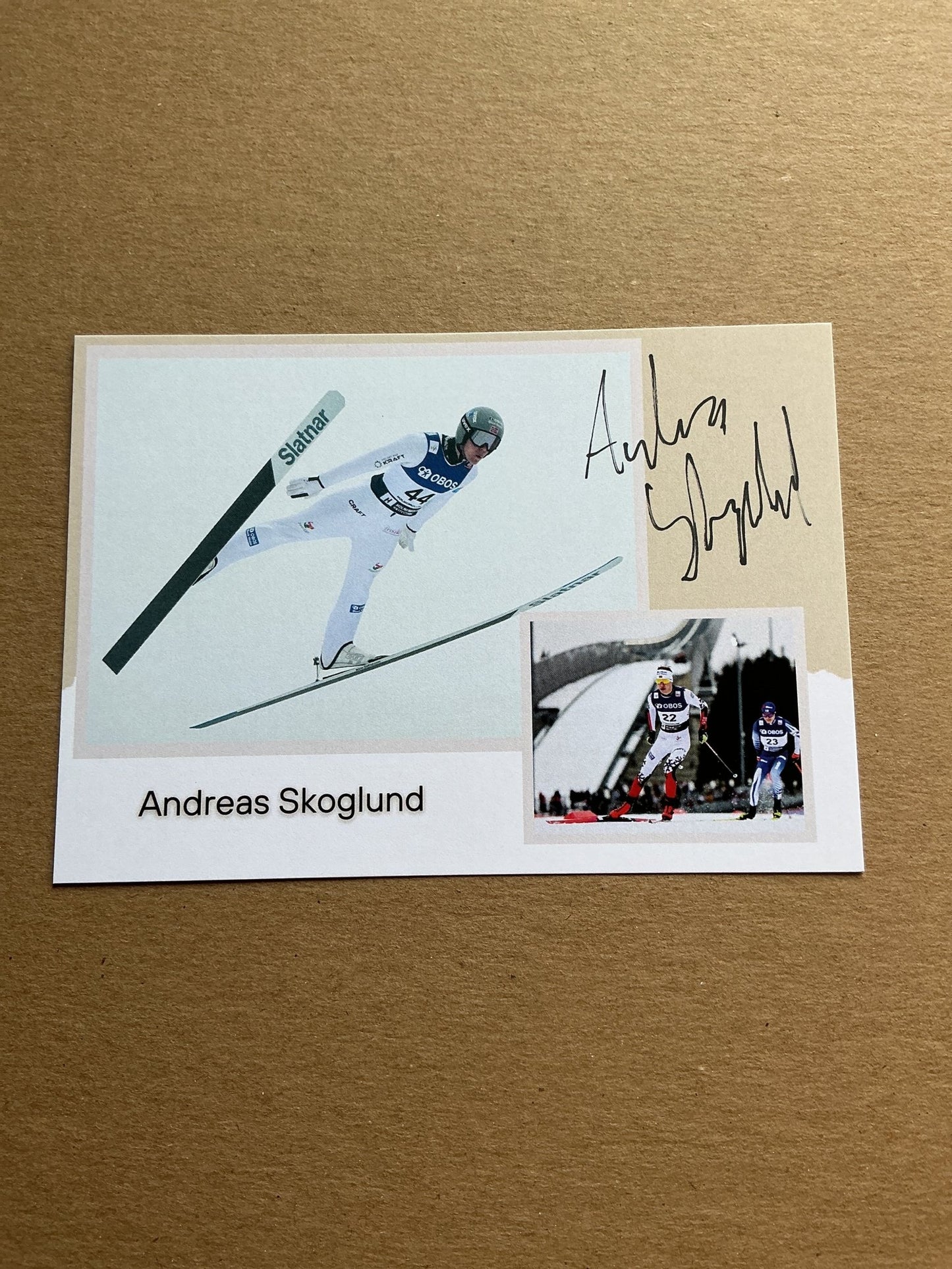 Andreas Skoglund, Norway 🇳🇴 Nordic Combined Winter 2025/26 hand signed - Autographs-World