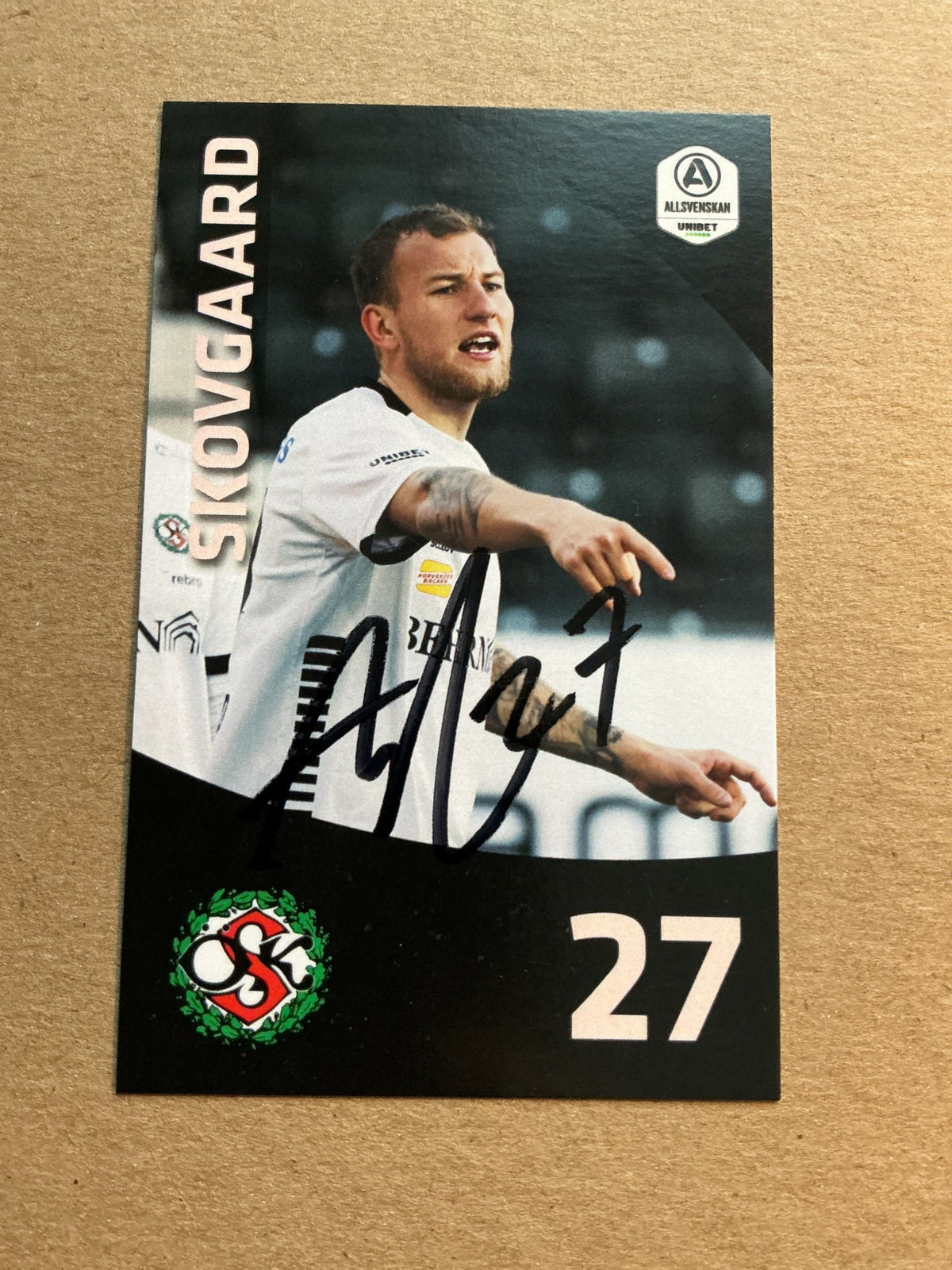 Andreas Skovgaard, Denmark 🇩🇰 Örebro SK 2021/22 hand signed - Autographs-World