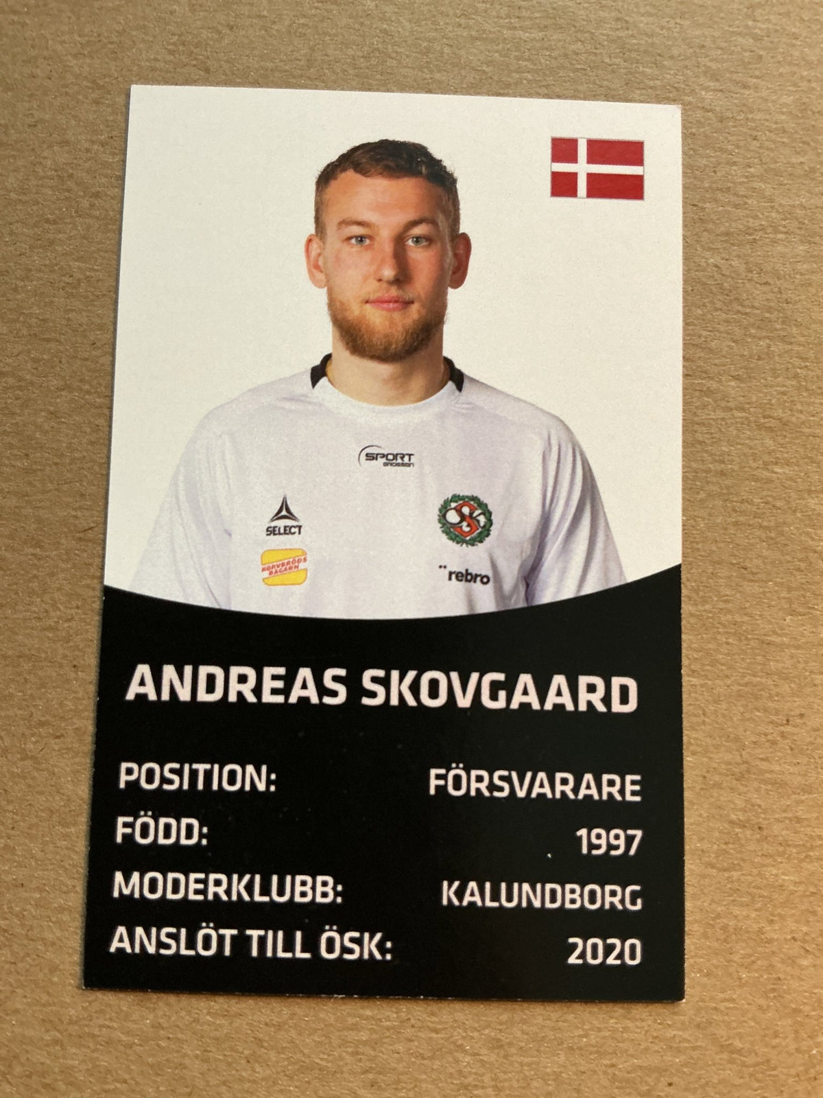 Andreas Skovgaard, Denmark 🇩🇰 Örebro SK 2021/22 hand signed - Autographs-World
