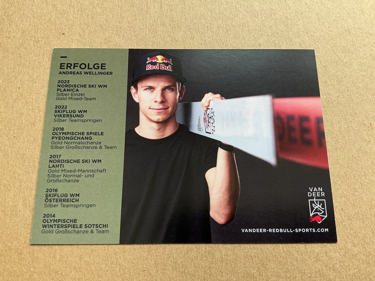 Andreas Wellinger, Germany 🇩🇪 Ski Jumping Winter 2022/23 hand signed - Autographs-World