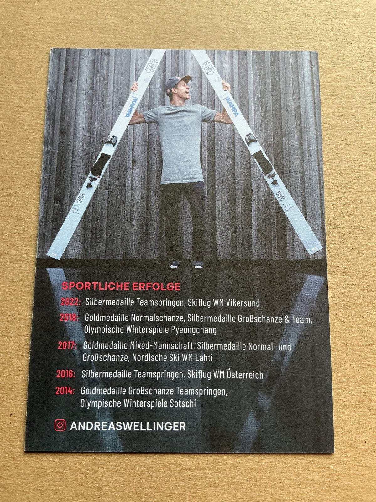 Andreas Wellinger, Germany 🇩🇪 Ski Jumping Winter 2022/23 hand signed - Autographs-World