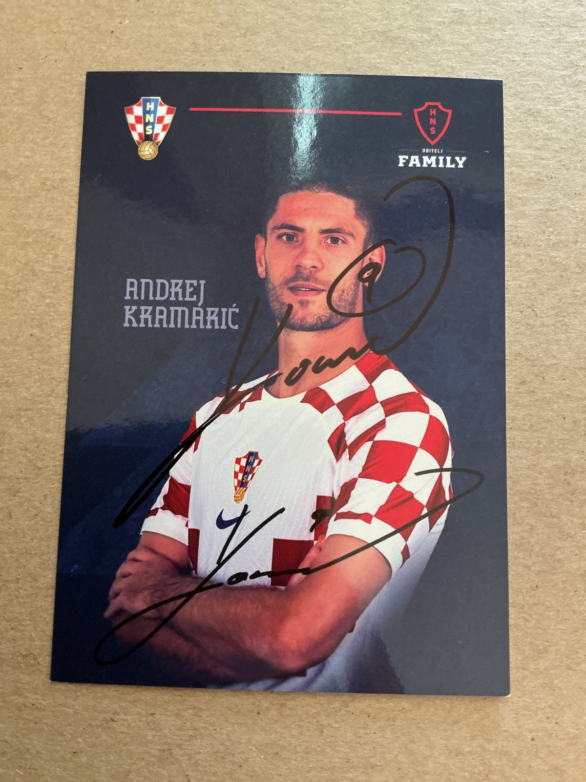 Andrej Kramaric, Croatia 🇭🇷 FIFA World Cup 2022 hand signed - Autographs-World