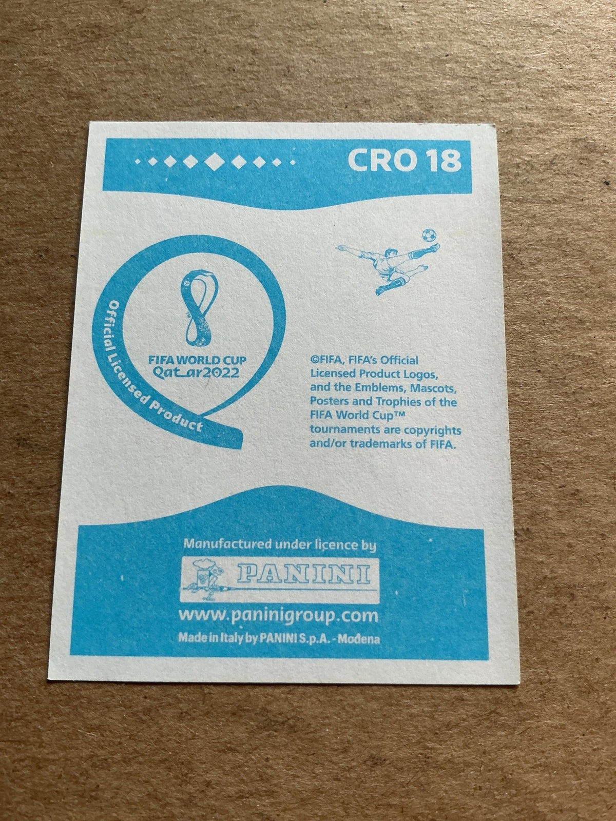 Andrej Kramaric, Croatia 🇭🇷 FIFA World Cup 2022 Panini hand signed - Autographs-World