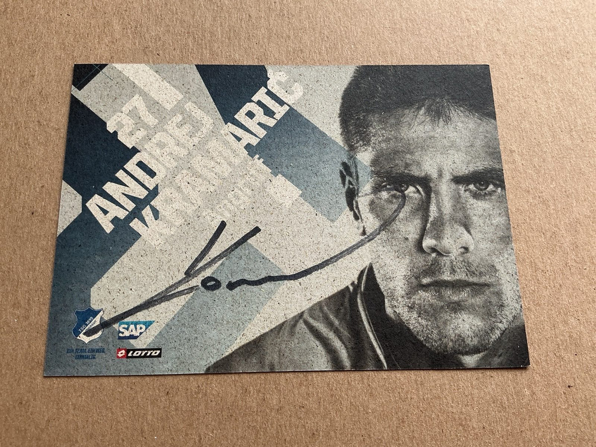 Andrej Kramaric, Croatia 🇭🇷 TSG 1899 Hoffenheim 2018/19 hand signed - Autographs-World