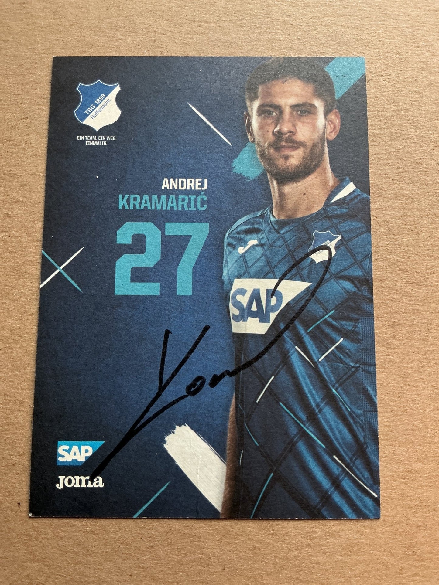 Andrej Kramarić, Croatia 🇭🇷 TSG 1899 Hoffenheim 2019/20 hand signed - Autographs-World