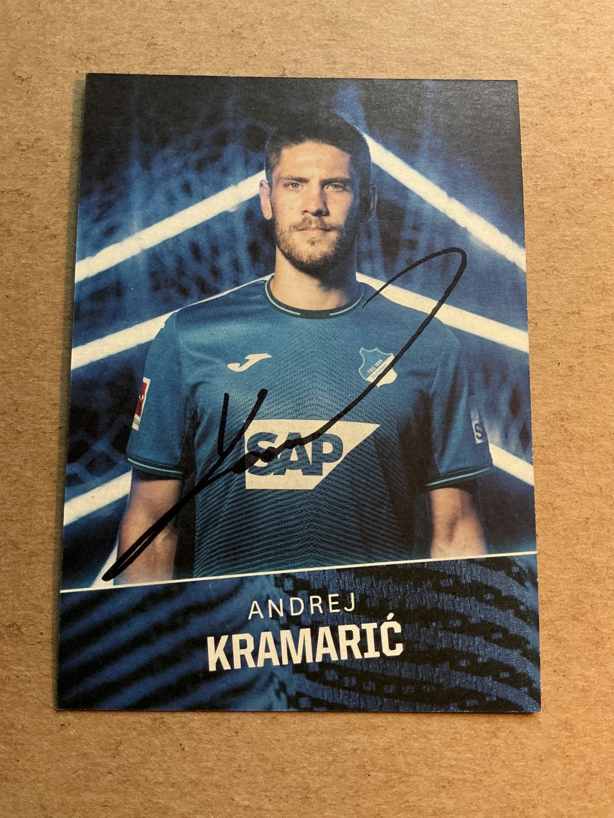 Andrej Kramarić, Croatia 🇭🇷 TSG 1899 Hoffenheim 2021/22 hand signed - Autographs-World