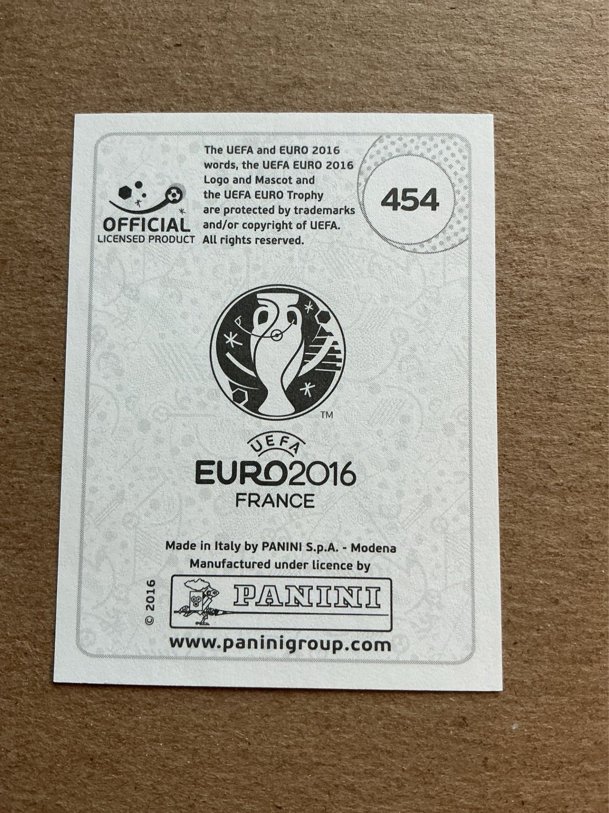 Andrej Kramarić, Croatia 🇭🇷 UEFA Euro 2016 Panini hand signed - Autographs-World