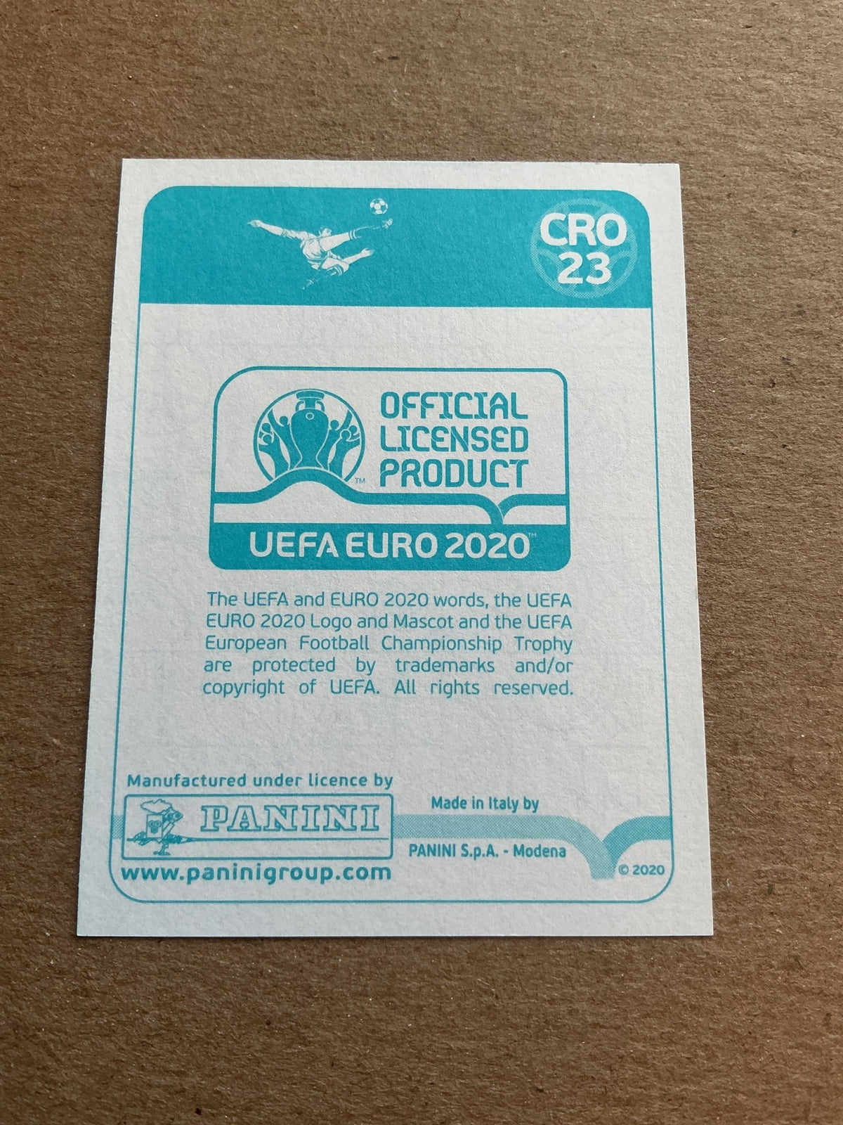 Andrej Kramarić, Croatia 🇭🇷 UEFA Euro 2020 Panini hand signed - Autographs-World