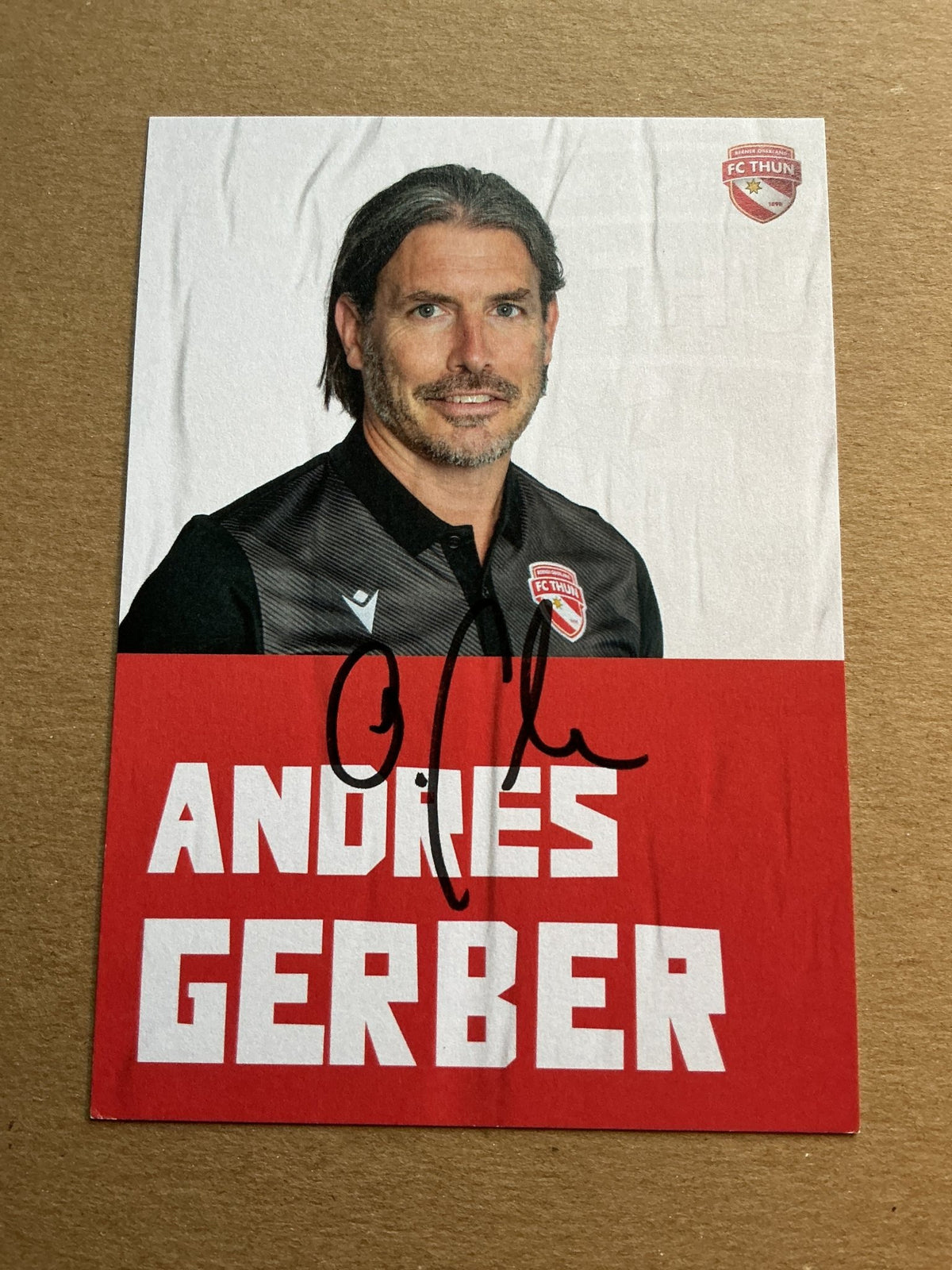 Andres Gerber, Switzerland 🇨🇭 FC Thun 2022/23 hand signed - Autographs-World