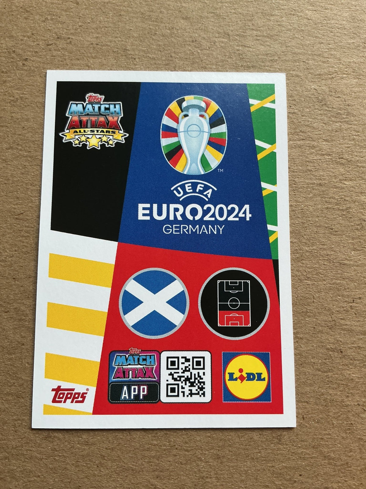Andrew Robertson, Scotland 🏴󠁧󠁢󠁳󠁣󠁴󠁿 UEFA Euro 2024 Topps hand signed - Autographs-World