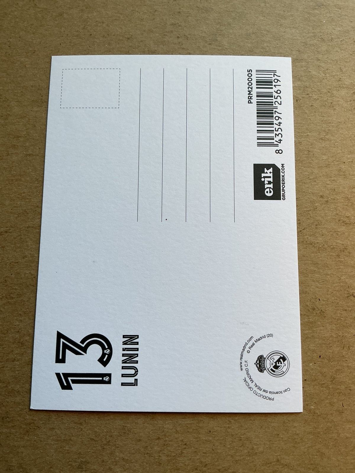 Andriy Lunin, Ukraine 🇺🇦 Real Madrid 2020/21 hand signed - Autographs-World