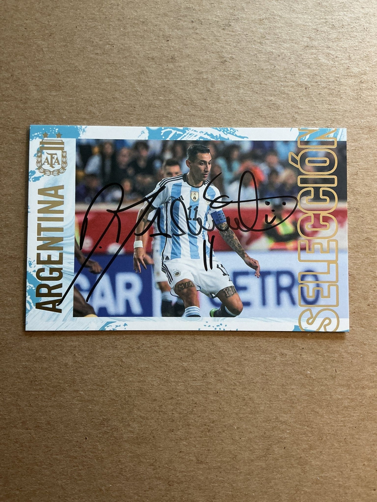 Angel di Maria, Argentina 🇦🇷 FIFA World Cup 2022 hand signed - Autographs-World