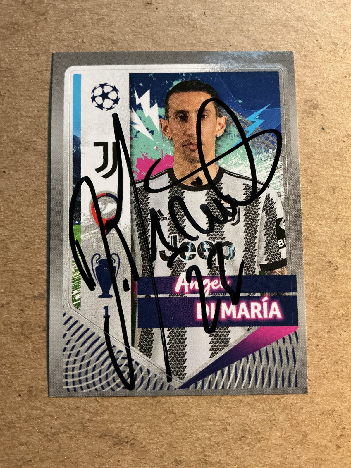 Angel di Maria, Argentina 🇦🇷 Juventus FC 2022/23 Topps hand signed - Autographs-World