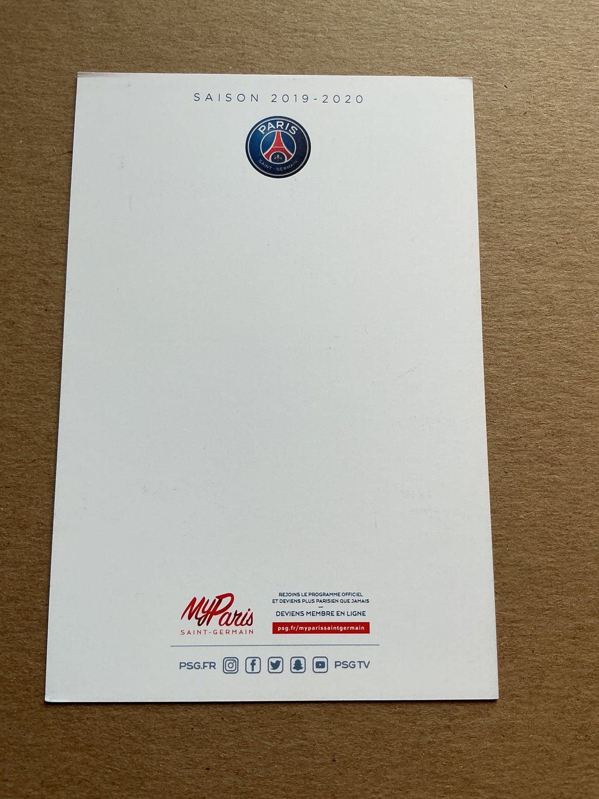 Ángel di María, Argentina 🇦🇷 Paris Saint-Germain 2019/20 hand signed - Autographs-World