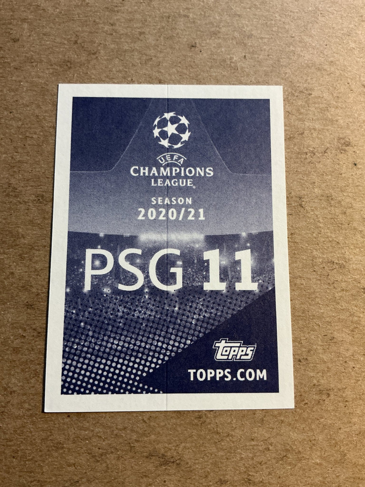 Angel di Maria, Argentina 🇦🇷 Paris Saint-Germain 2020/21 Topps hand signed - Autographs-World