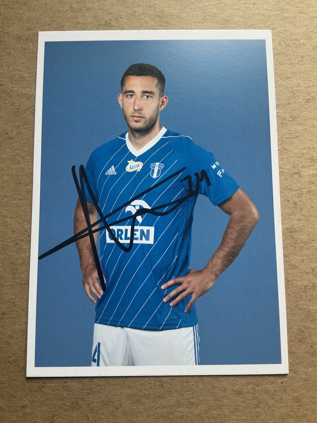 Angel Garcia Cabezali, Spain 🇪🇸 Wisła Płock 2020/21 hand signed - Autographs-World