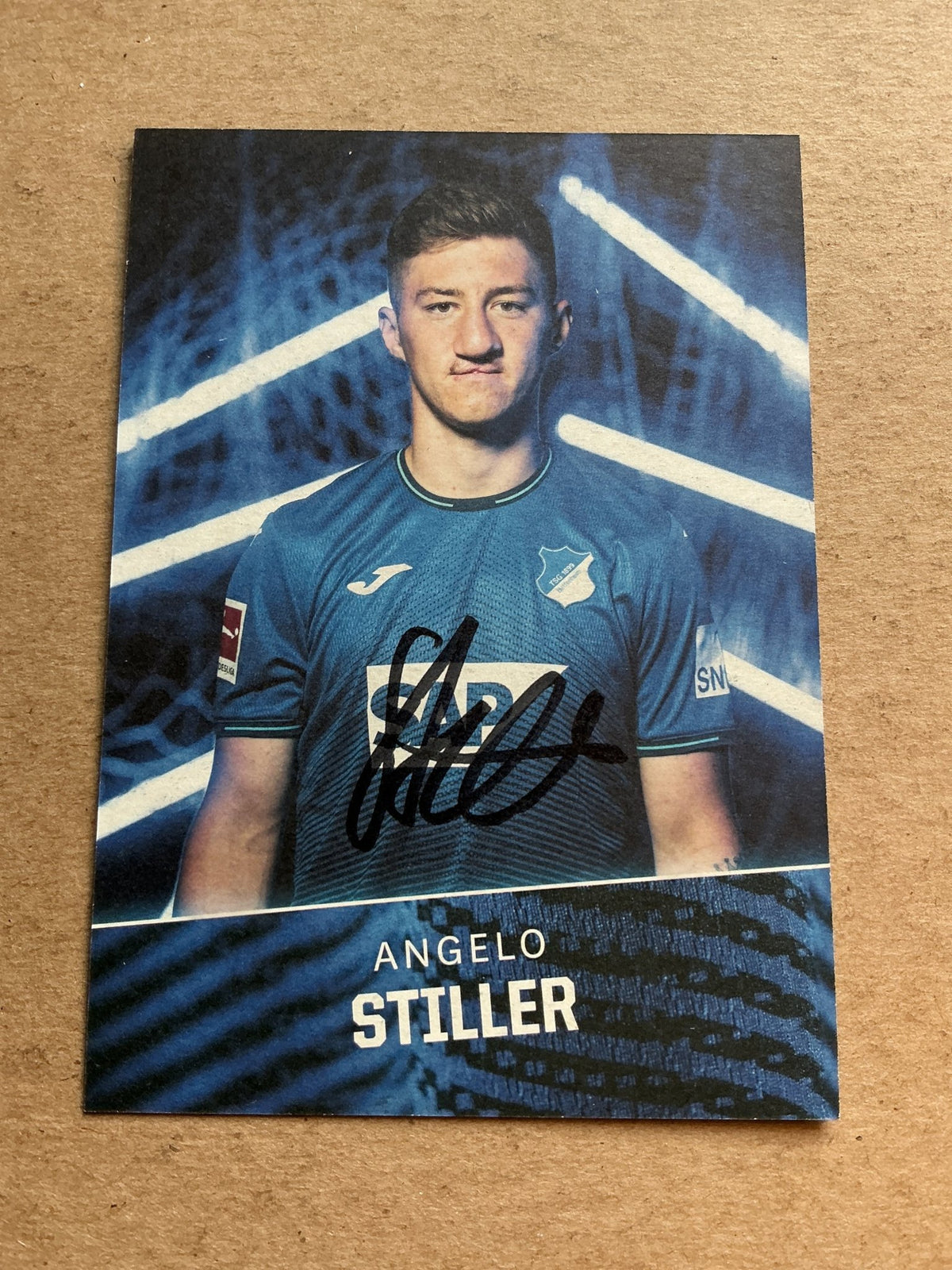 Angelo Stiller, Germany 🇩🇪 TSG 1899 Hoffenheim 2021/22 hand signed - Autographs-World