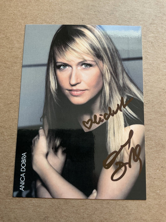 Anica Dobra, Serbia 🇷🇸 Actress hand signed - Autographs-World
