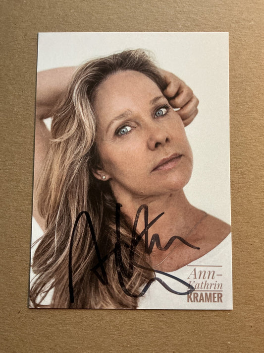 Ann-Kathrin Kramer, Germany 🇩🇪 Actress 2025 hand signed - Autographs-World
