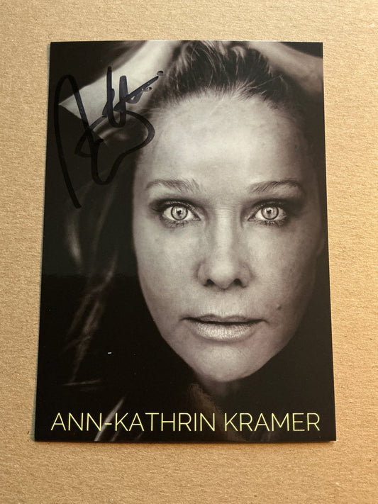 Ann-Kathrin Kramer, Germany 🇩🇪 Actress 2025 hand signed - Autographs-World