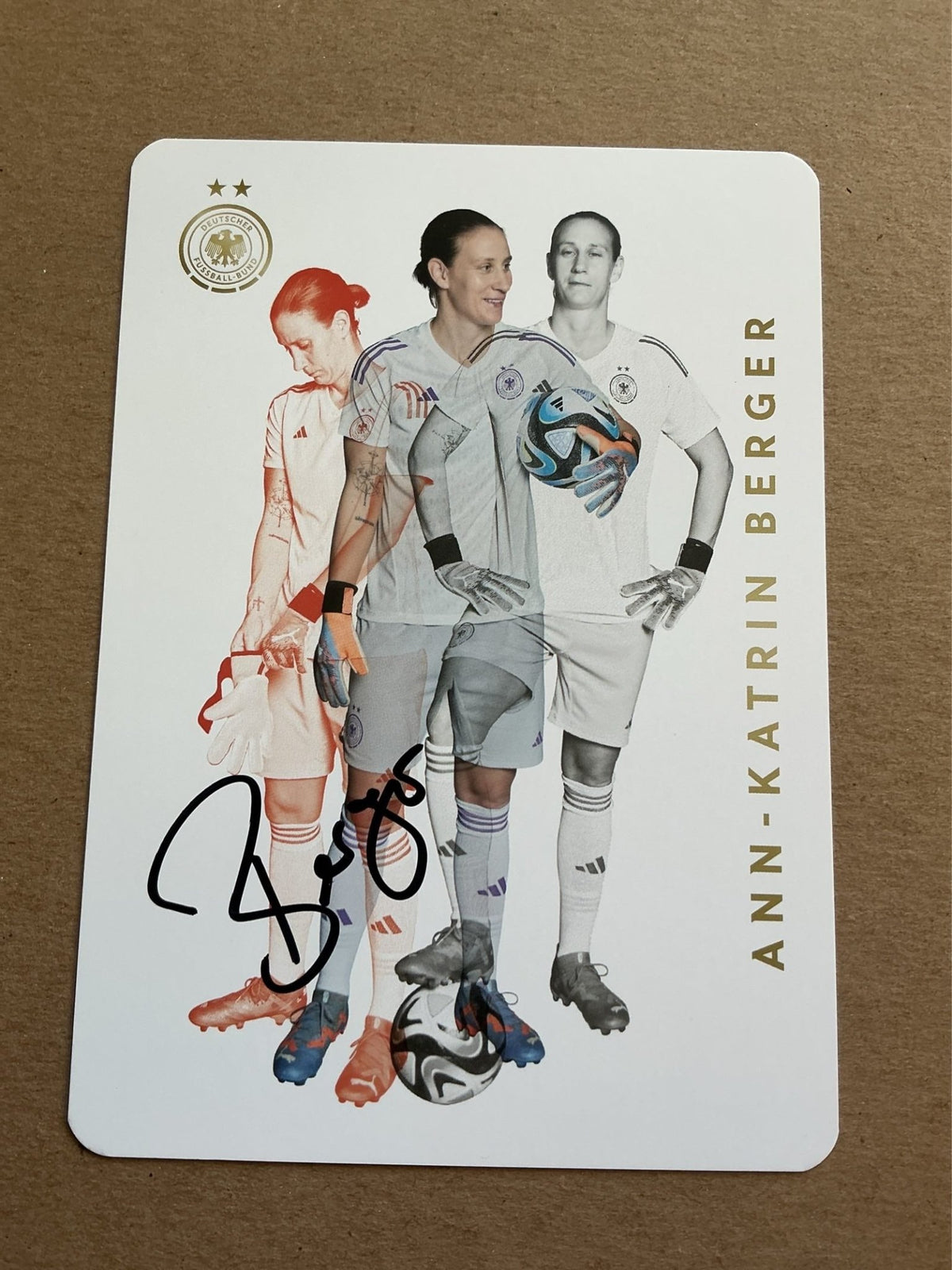 Ann-Katrin Berger, Germany 🇩🇪 FIFA World Cup 2023 hand signed - Autographs-World