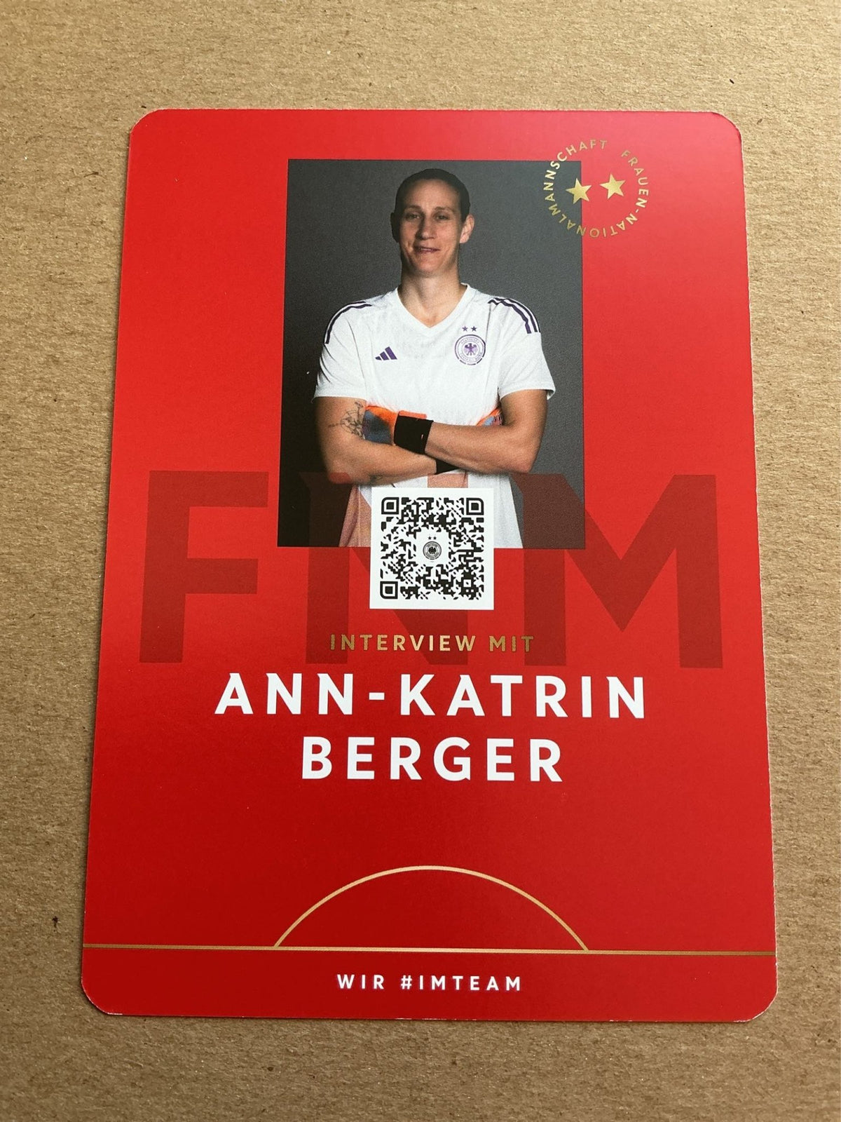 Ann-Katrin Berger, Germany 🇩🇪 FIFA World Cup 2023 hand signed - Autographs-World