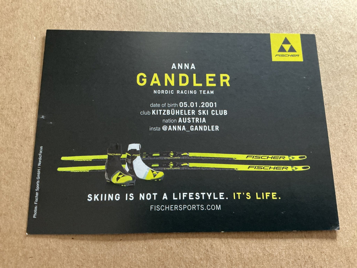 Anna Gandler, Austria 🇦🇹 Biathlon Winter Sports 2024/25 hand signed - Autographs-World