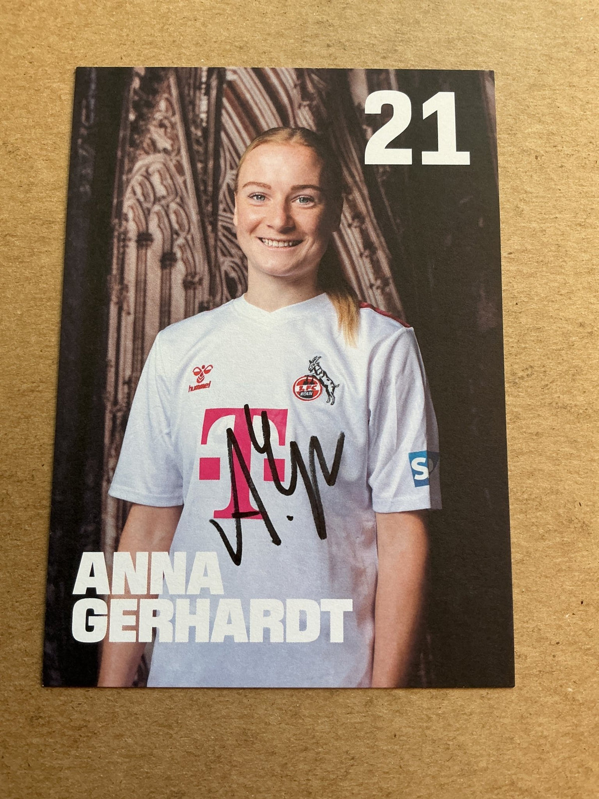 Anna Gerhardt, Germany 🇩🇪 1.FC Köln 2023/24 hand signed - Autographs-World