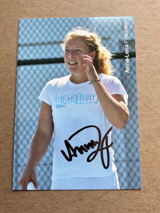 Anna-Lena Friedsam, Germany 🇩🇪 Tennis Sports 2025 hand signed - Autographs-World