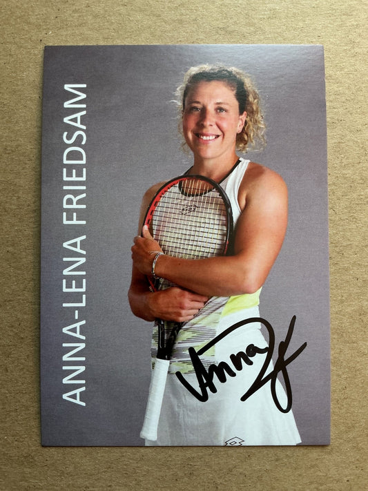 Anna-Lena Friedsam, Germany 🇩🇪 Tennis Sports 2025 hand signed - Autographs-World
