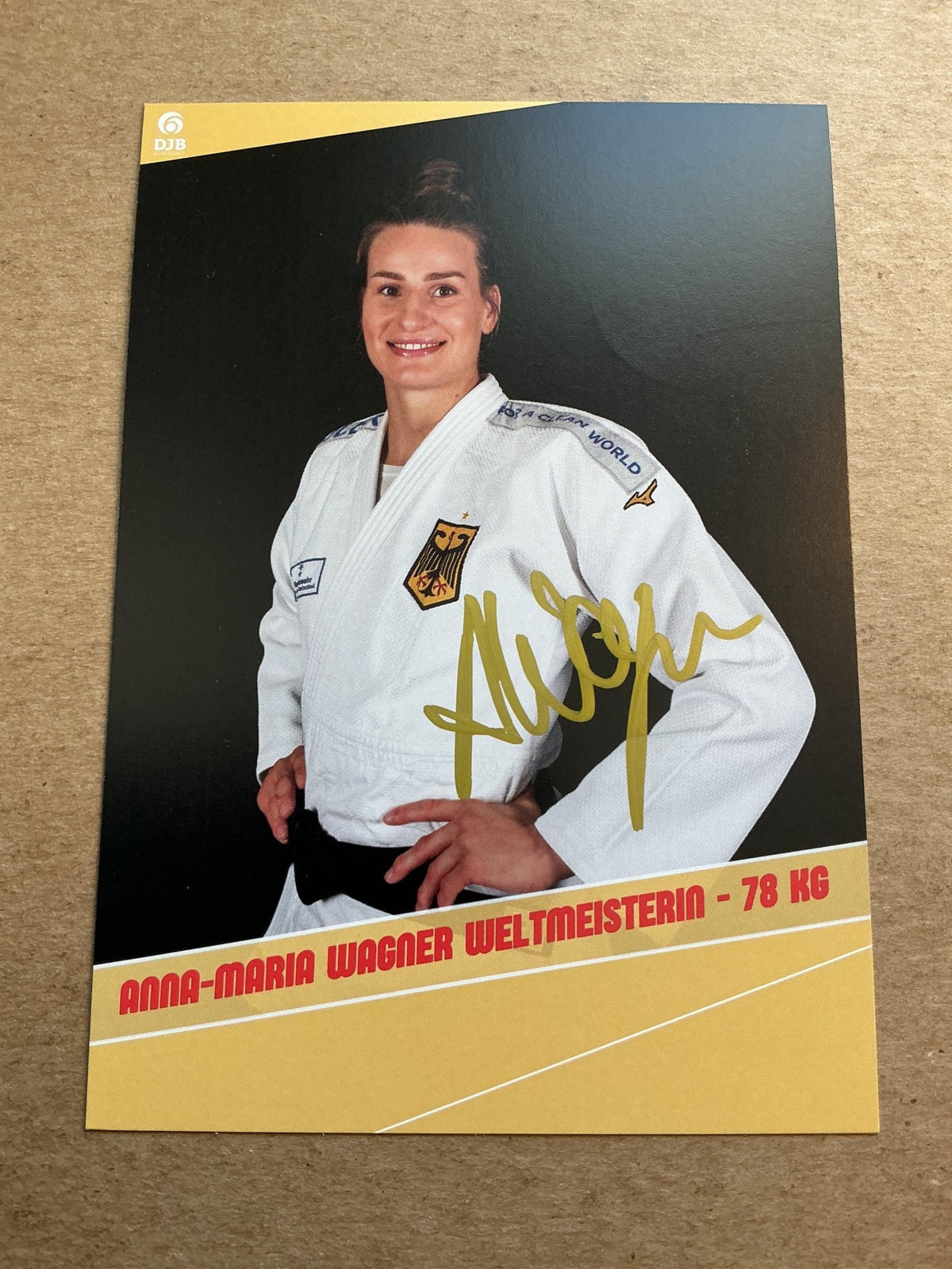 Anna-Maria Wagner, Germany 🇩🇪 Judo Summer Olympics 2024 hand signed - Autographs-World