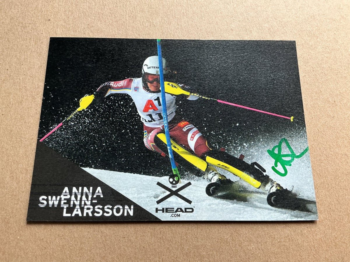 Anna Swenn-Larsson, Sweden 🇸🇪 Alpine Winter 2021/22 hand signed - Autographs-World