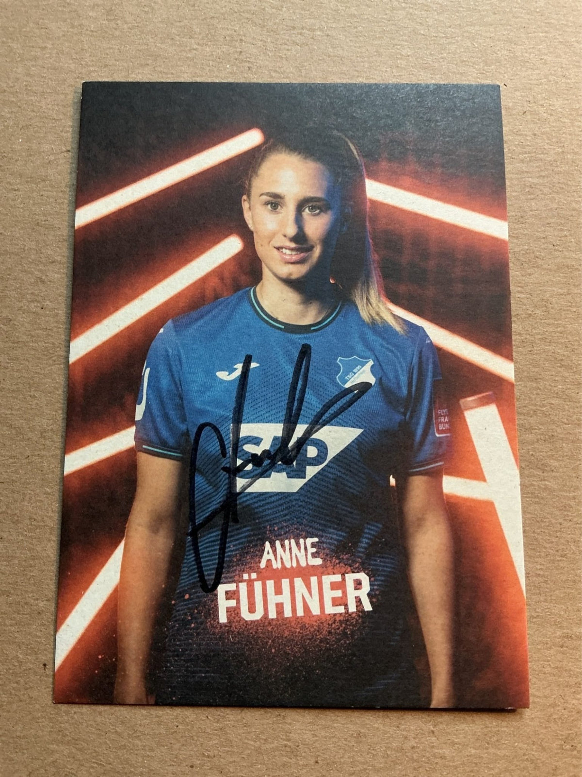 Anne Fühner, Germany 🇩🇪 TSG 1899 Hoffenheim 2021/22 hand signed - Autographs-World