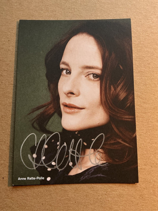 Anne Ratte-Polle, Germany 🇩🇪 Actress 2024 hand signed - Autographs-World