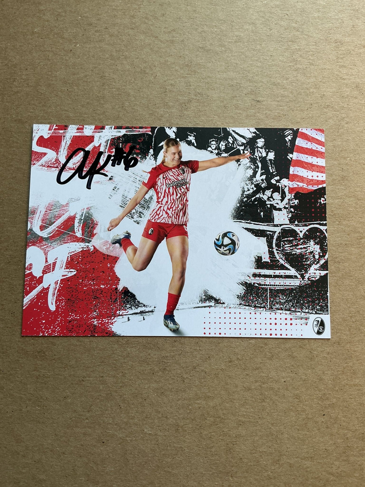 Annie Karich, USA 🇺🇸 SC Freiburg 2023/24 hand signed - Autographs-World