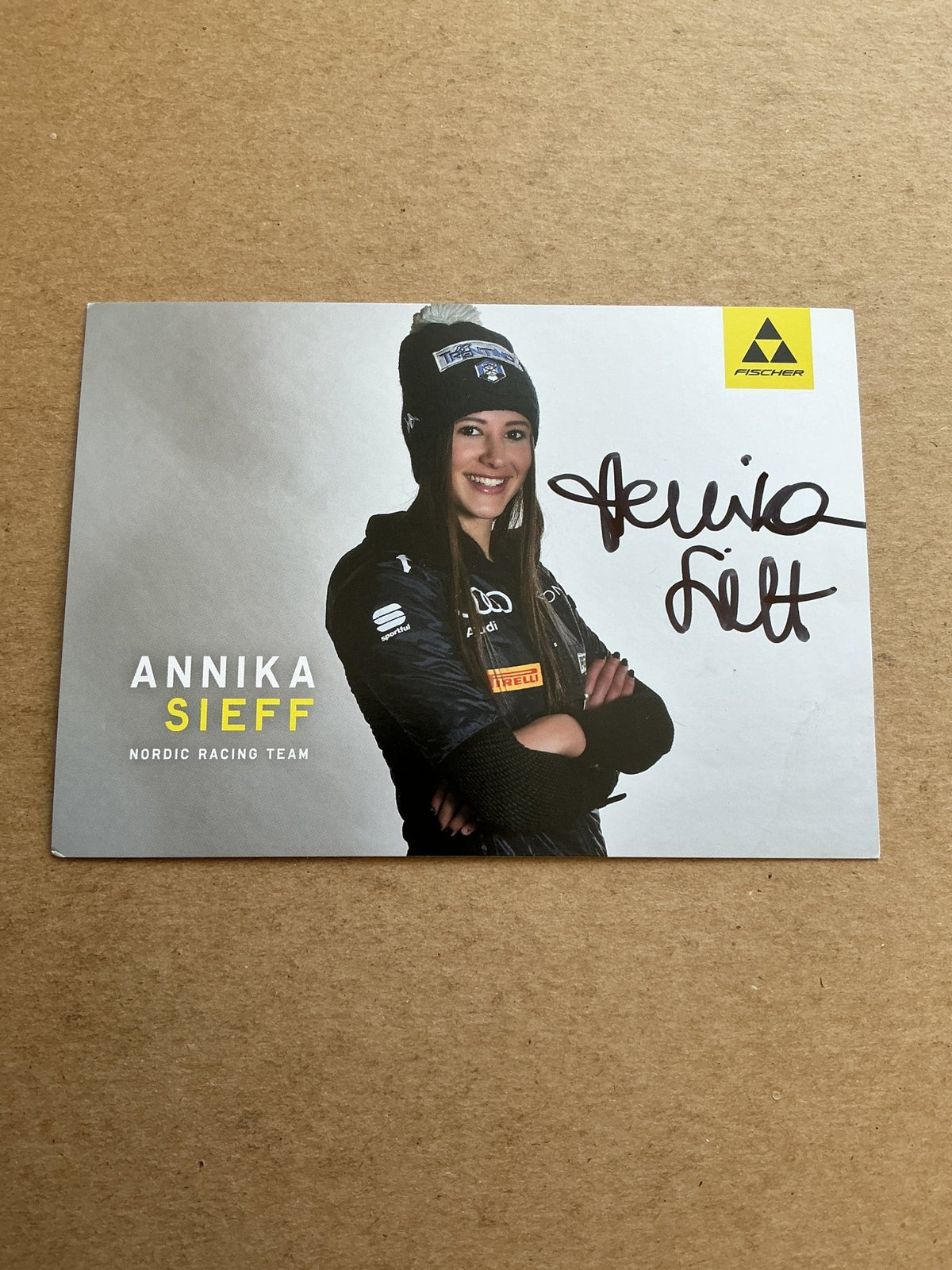 Annika Sieff, Italy 🇮🇹 Nordic Combined Winter Sports 2024/25 hand signed - Autographs-World