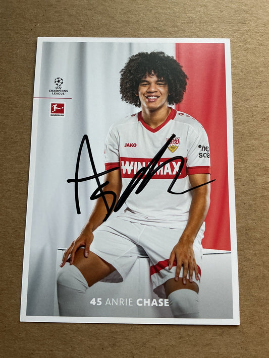 Anrie Chase, Japan 🇯🇵 VfB Stuttgart 2024/25 hand signed - Autographs-World