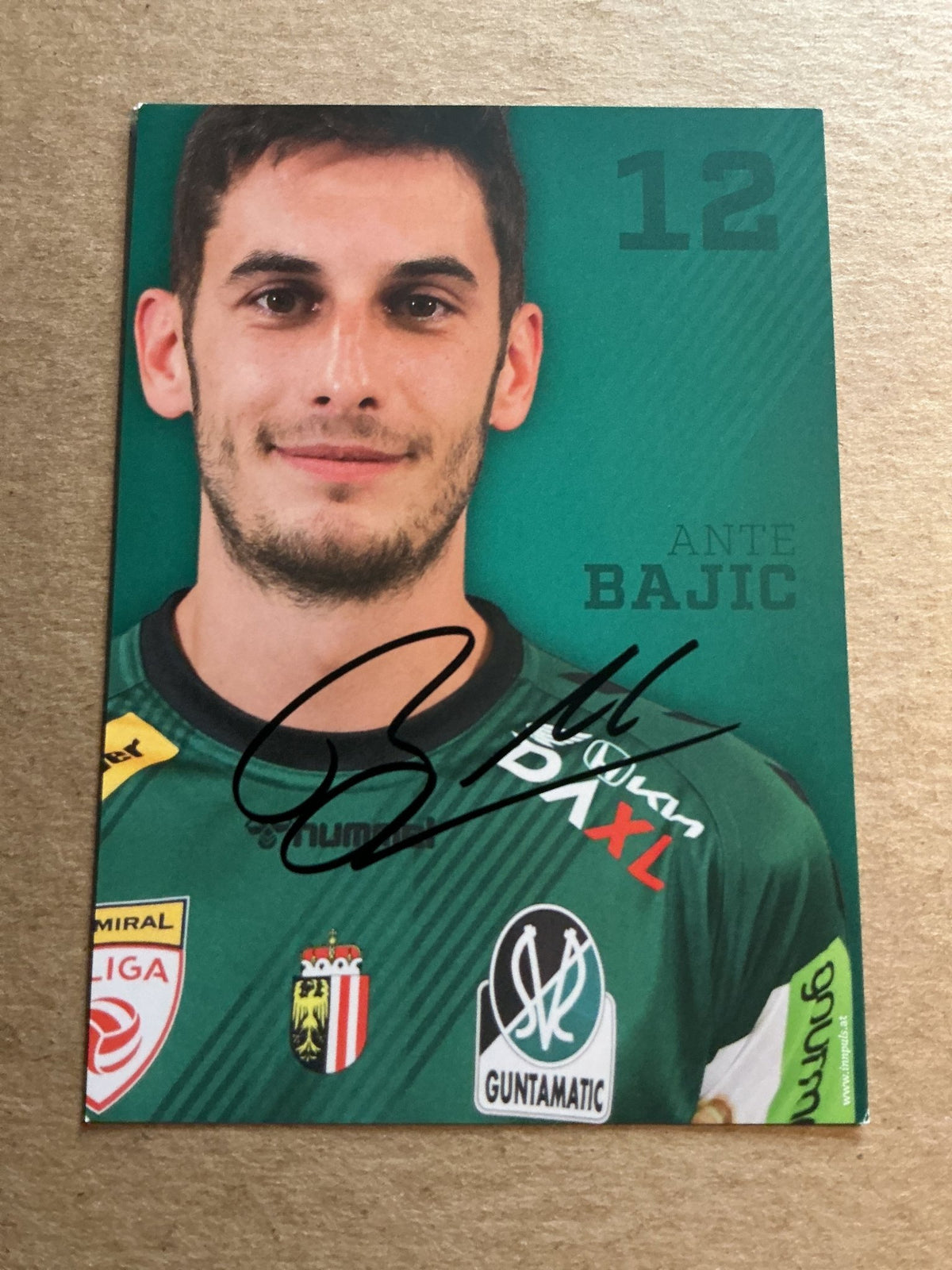 Ante Bajic, Austria 🇦🇹 SV Ried 2024/25 hand signed - Autographs-World