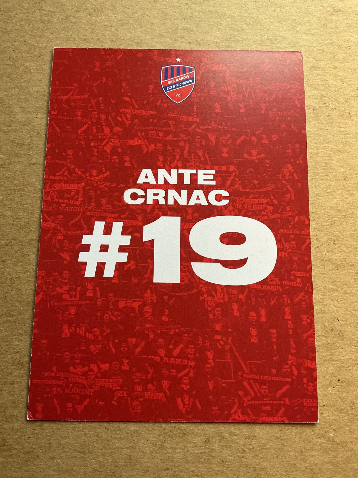 Ante Crnac, Croatia 🇭🇷 Raków Częstochowa 2023/24 hand signed - Autographs-World