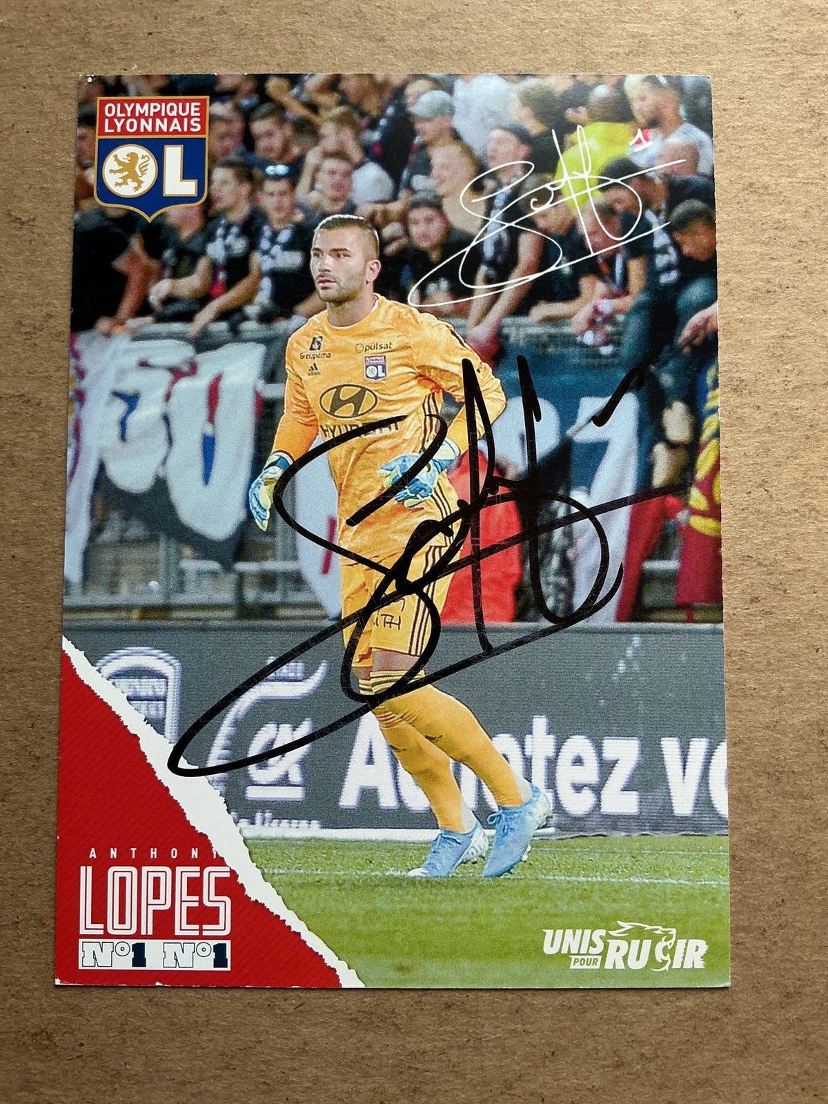 Anthony Lopes, Portugal 🇵🇹 Olympique Lyon 2019/20 hand signed - Autographs-World