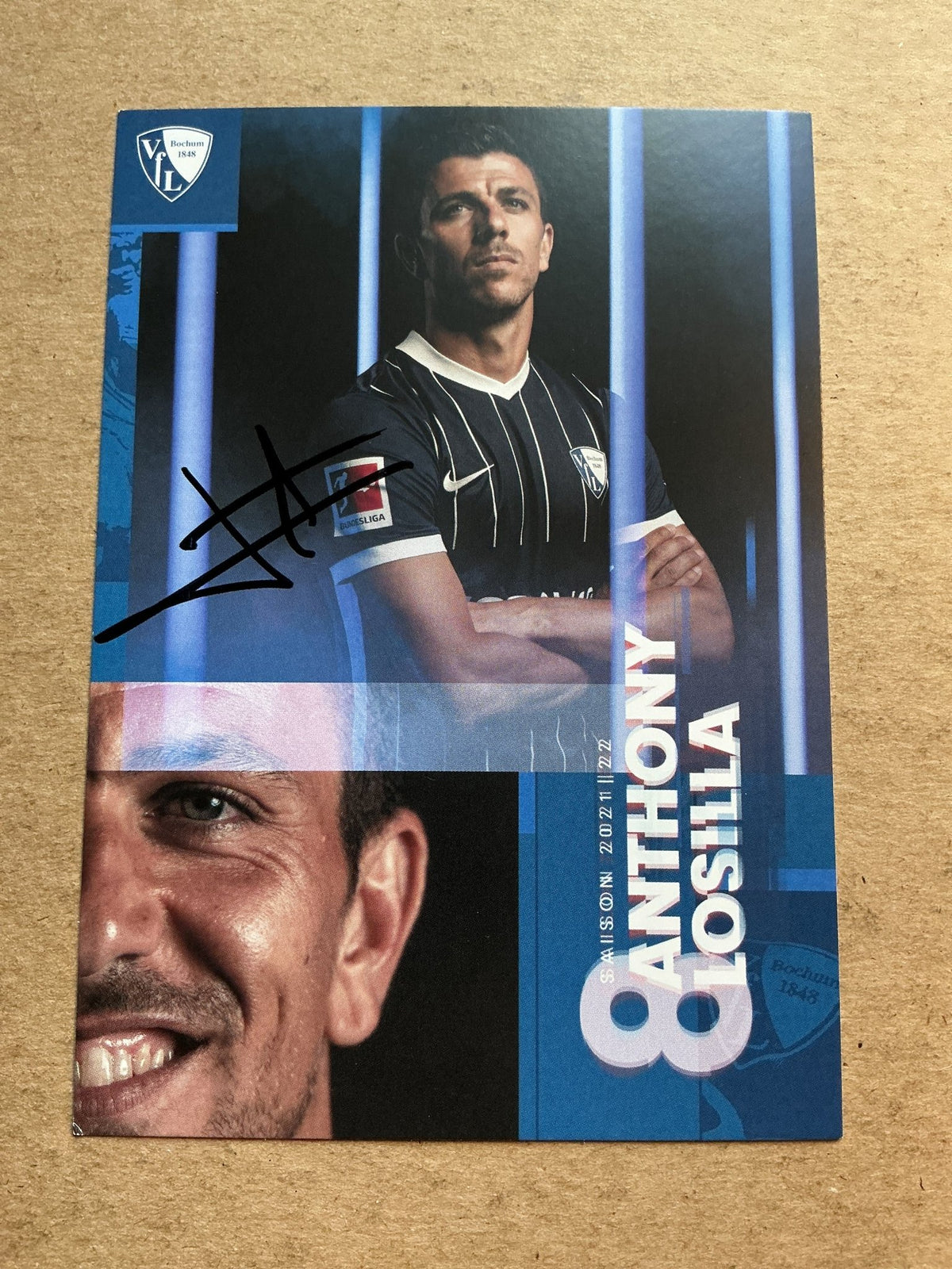 Anthony Losilla, France 🇫🇷 VfL Bochum 2021/22 hand signed - Autographs-World