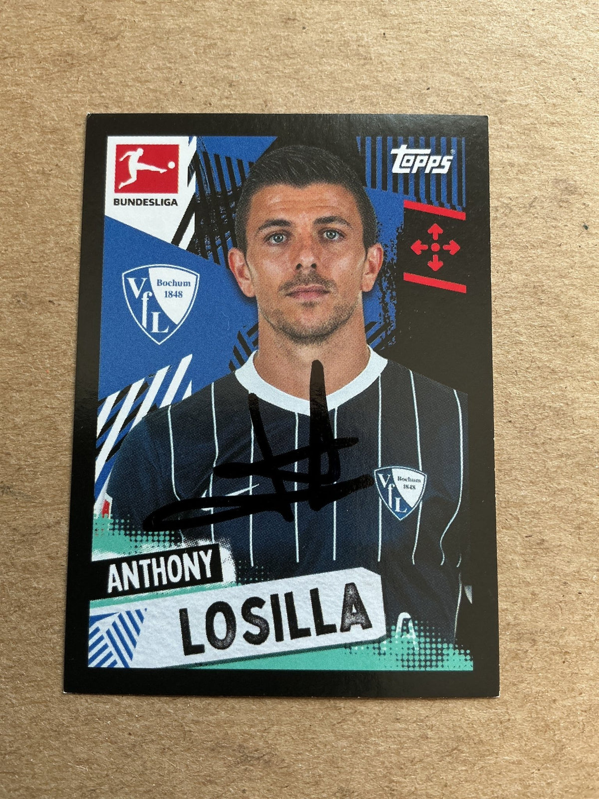 Anthony Losilla, France 🇫🇷 VfL Bochum 2021/22 Topps hand signed - Autographs-World