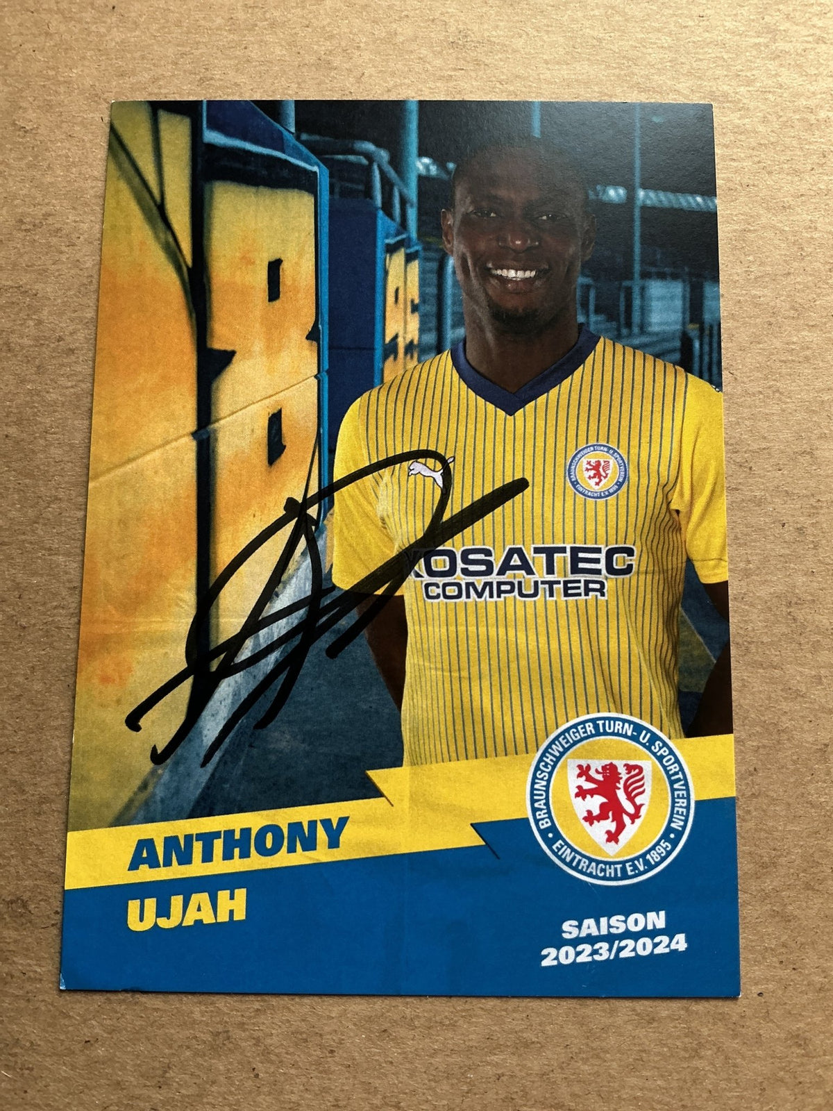 Anthony Ujah, Nigeria 🇳🇬 Eintracht Braunschweig 2023/24 hand signed - Autographs-World