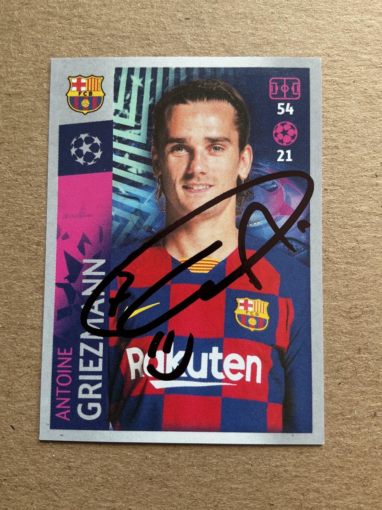 Antoine Griezmann, France 🇫🇷 FC Barcelona 2019/20 Topps hand signed - Autographs-World