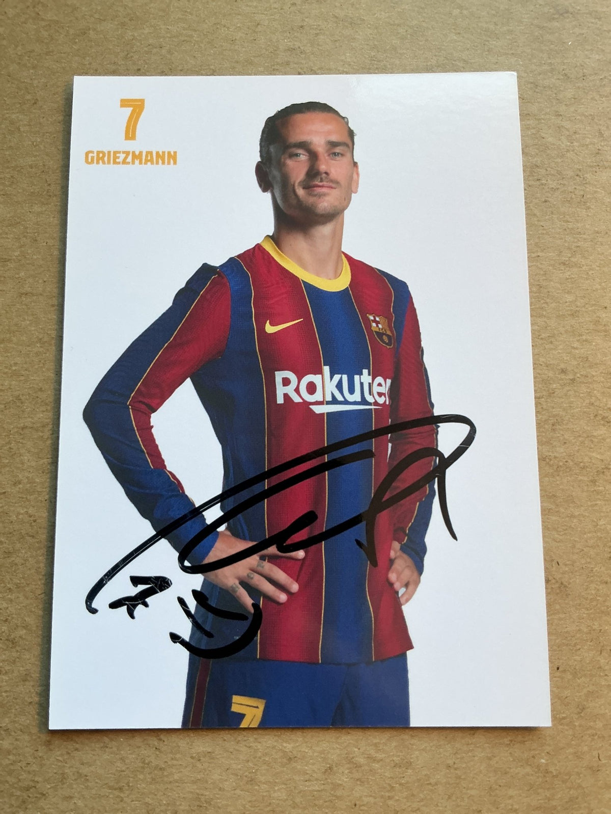 Antoine Griezmann, France 🇫🇷 FC Barcelona 2020/21 hand signed - Autographs-World