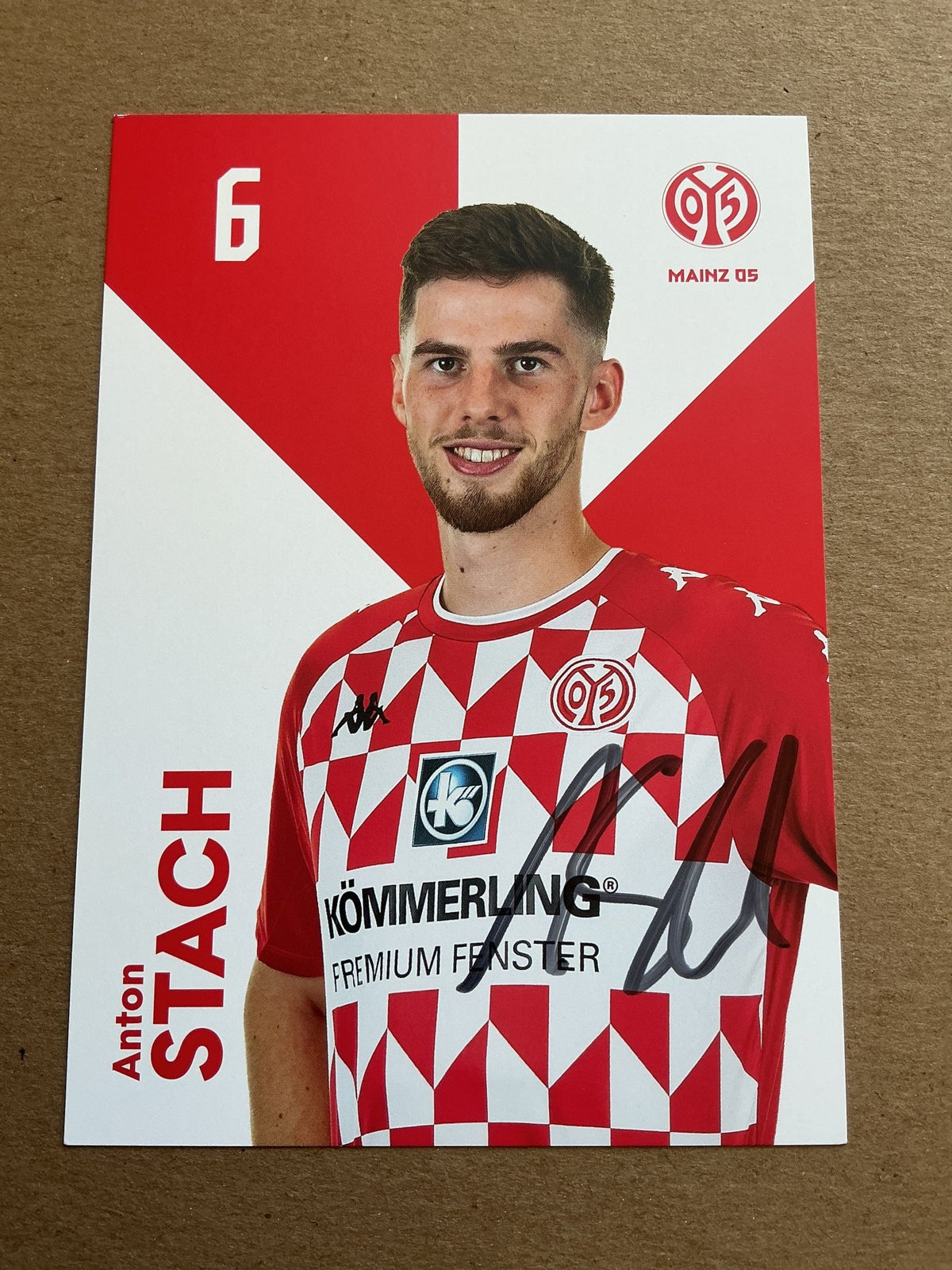 Anton Stach, Germany 🇩🇪 FSV Mainz 05 2021/22 hand signed - Autographs-World