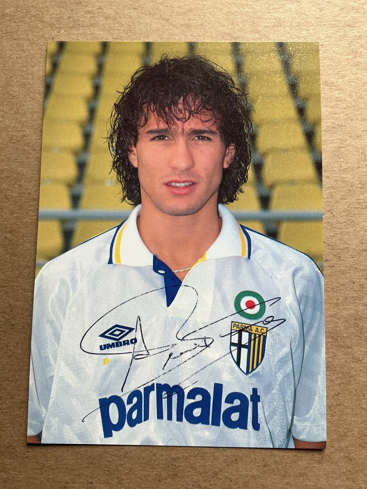 Antonio Benarrivo, Italy 🇮🇹 AC Parma 1992/93 hand signed - Autographs-World