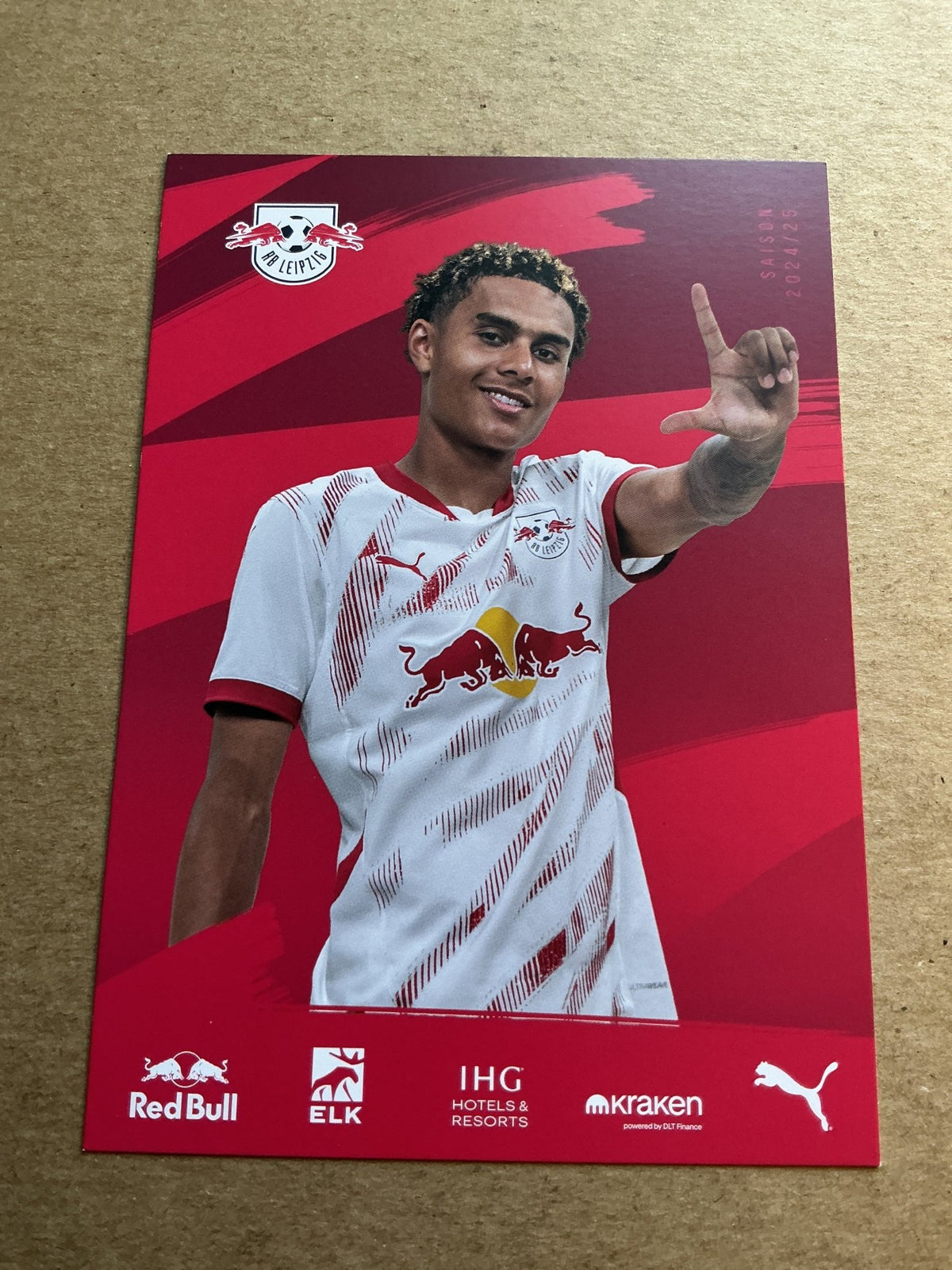 Antonio Nusa, Norway 🇳🇴 RB Leipzig 2024/25 hand signed - Autographs-World