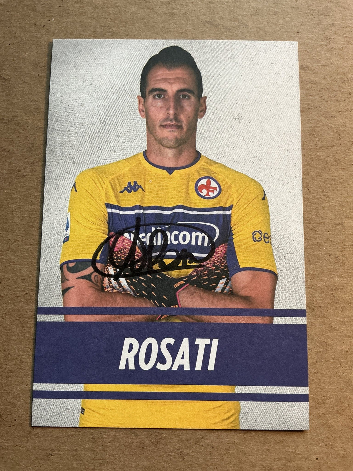 Antonio Rosati, Italy 🇮🇹 ACF Fiorentina 2021/22 hand signed - Autographs-World
